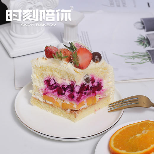 森系 动物奶油水果裸蛋糕（双层鲜果夹心） 商品图3