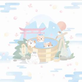 Angel DEPT.云朵手感纱布巾
尺寸：120*120猫汤