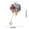 气质淑女布艺仿珍珠胸花胸针，开衫披肩外套西装饰品胸针胸花YY-0553 商品缩略图8