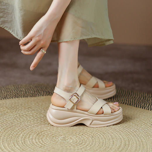 时尚百搭，罗马休闲凉鞋 TBLR-F593 商品图1