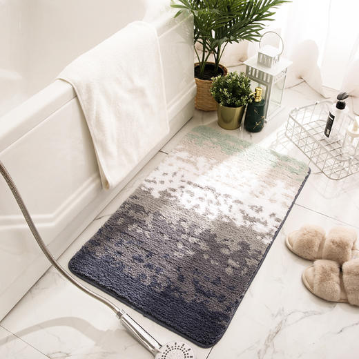 南柯一梦高低毛加厚家用脚垫进门门口浴室防滑垫吸水地垫地毯 商品图7