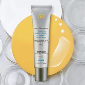 【淡斑防晒】美国 SkinCeuticals修丽可 美白精华防晒霜 小银伞/高倍/菁致容颜 SPF50+ 40ml