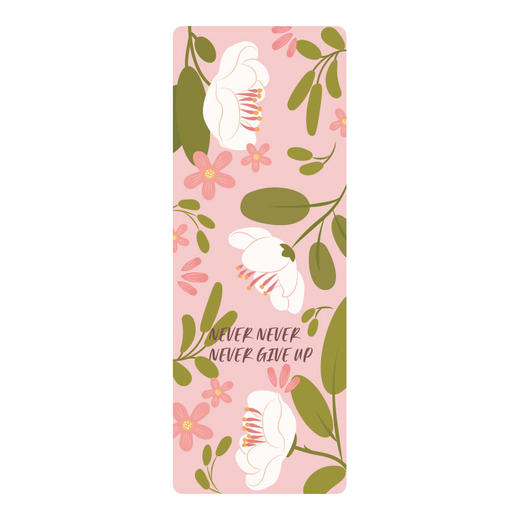 【防滑吸汗】花香打印版天然橡胶专业家用舞蹈健身印花瑜伽垫  JiaM 000  Y03 商品图0