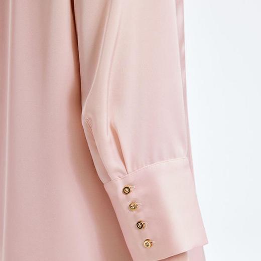 LILY2022夏季新款女装气质高级通勤款洋气优雅垂感衬衫122210C4159 商品图2