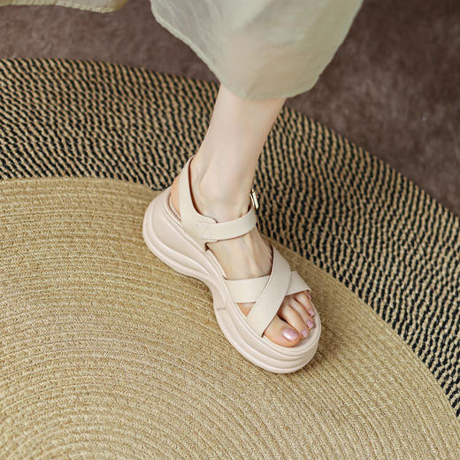 时尚百搭，罗马休闲凉鞋 TBLR-F593 商品图3