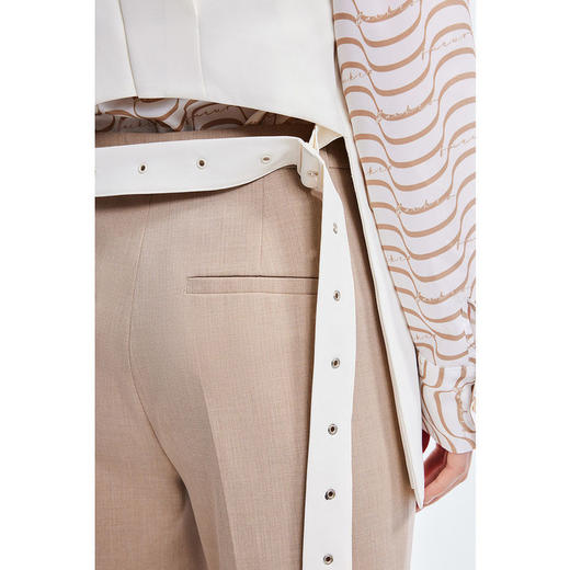 LILY2022夏季新款女装设计感时尚高级前长后短马甲外套122210C0120 商品图3