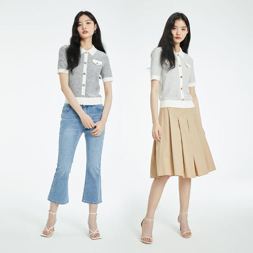 PRICH小香风套头针织衫PRKWC2301M 商品图3