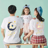 新款亲子装一家三四口母子母女装炸街宁航员纯棉短袖T恤韩版潮流国庆清明出游 商品缩略图5
