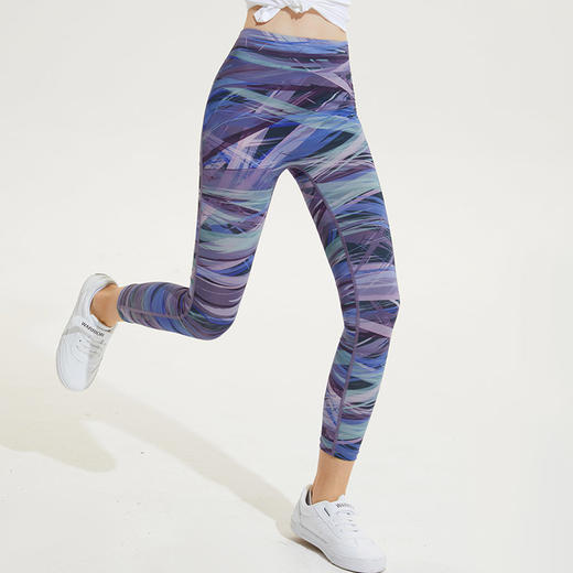 儿童运动裤女童弹力透气裤春秋亲肤打底裤亲子款紧身裤 商品图0