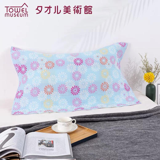 5F  毛巾美术馆纱布枕巾 商品图0