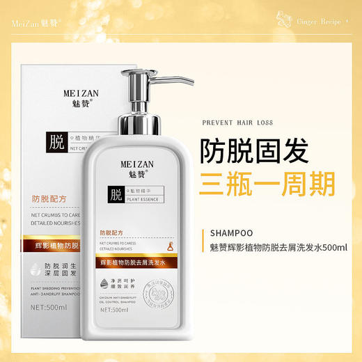 第三代魅赞植物生姜防脱去屑洗发水 商品图4