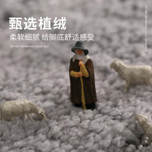 南柯一梦高低毛加厚家用脚垫进门门口浴室防滑垫吸水地垫地毯 商品图5