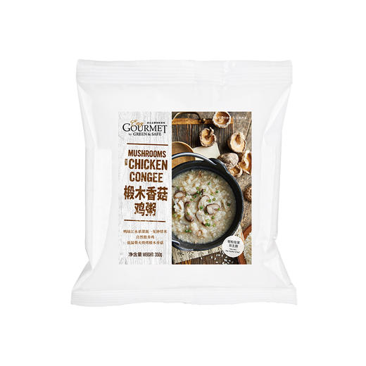 椴木香菇鸡粥 350g/袋 Mushrooms with Chicken Congee 商品图0
