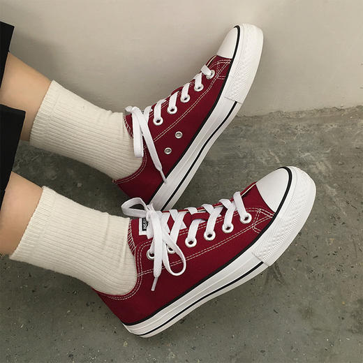 【经典时尚百搭】MISTERY-潮流帆布鞋 商品图2