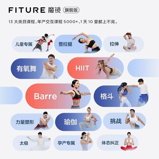 FITURE魔镜旗舰版健身魔镜智能健身镜子AI智能健镜身mirror运动镜家用小型健身器瑜伽室内【拟合未来】 商品图2