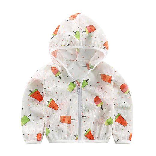 【防蚊防晒 轻薄会呼吸】儿童防晒衣夏季男女中大童沙滩皮肤衣宝宝透气连帽薄外套 商品图4