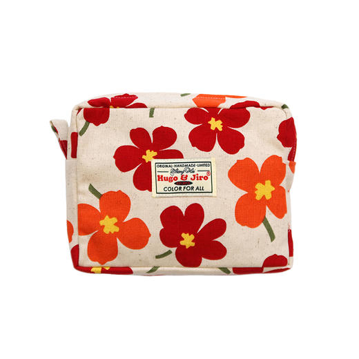 HUJI祤集Motley收纳包插画小花朵朵 商品图0