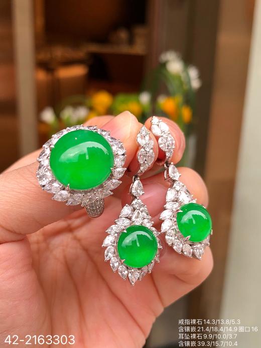 42-2163303，艳绿蛋面套装。具体价格微信咨询 商品图5