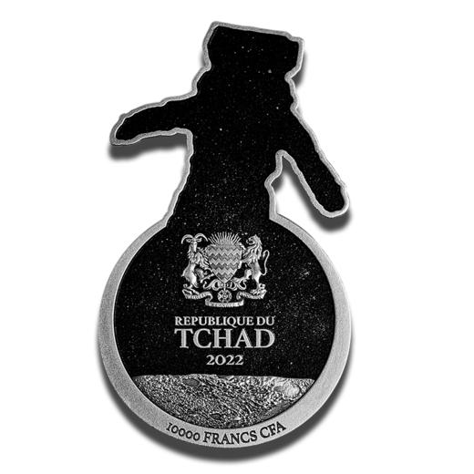 【双十一特价】宇航员银币！异形高浮雕，纪念人类首次登月 商品图2