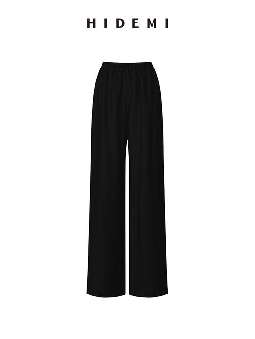 HIDEMI 轻盈风缕感松紧带式薄款显瘦舒适空气裤 商品图9