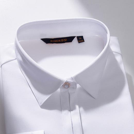 【防油防水防污】罗蒙春夏长袖衬衫女士正装商务通勤职业装防油防污衬衣 商品图8