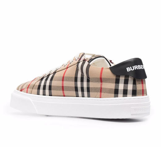 BURBERRY 博柏利 男款织物系带休闲运动鞋板鞋 男士休闲鞋 格子 8049776 A7026 商品图1