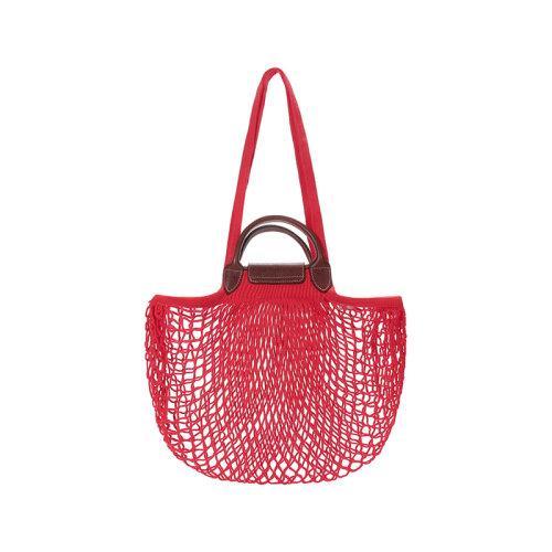 Longchamp/珑骧 2021款 女士LE PLIAGE FILET系列织物手提单肩包购物网袋 10121 HVH 商品图1