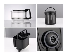 【配件】DL-KF1061  咖啡机玻璃杯 / 咖啡篮滤网 / 水箱 / 内盖配件 / 咖啡勺