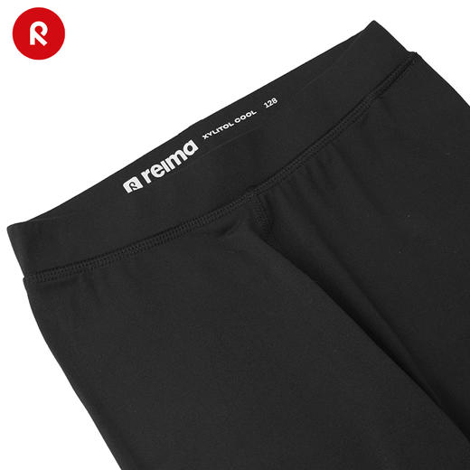 reima女孩儿童大童裤子春夏新款黑色舒适休闲防晒运动中长裤 商品图4