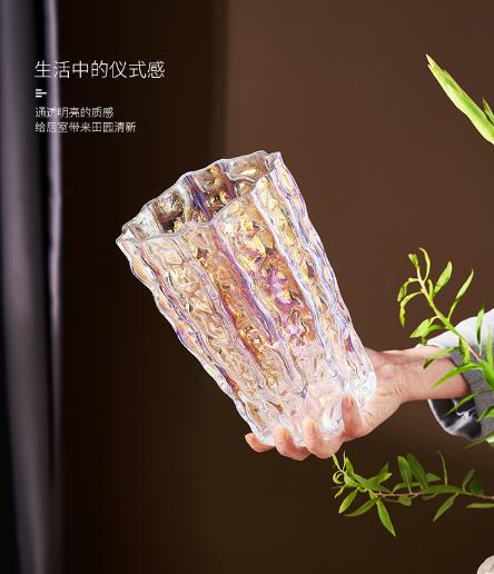 欧式简约现代创意冰冻玻璃花瓶--21冰冻 商品图2
