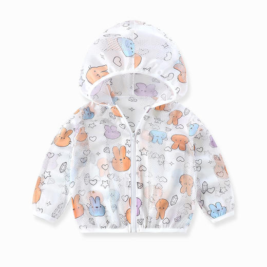 【儿童轻薄连帽防晒衣】夏季男女宝宝防晒衣防紫外线外套防蚊叮咬印花风格设计 商品图9