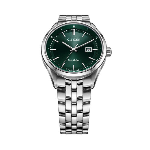 西铁城日本官方正品休闲商务夜光显示钢带防水光动能手表男BM7569-89X 商品图1