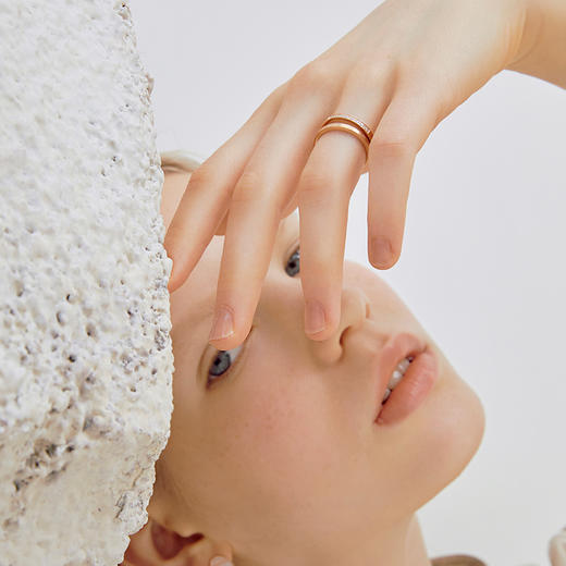 ZENGLIU日系轻奢罗马数字食指戒指女ins潮人网红时尚个性小众对戒 商品图3