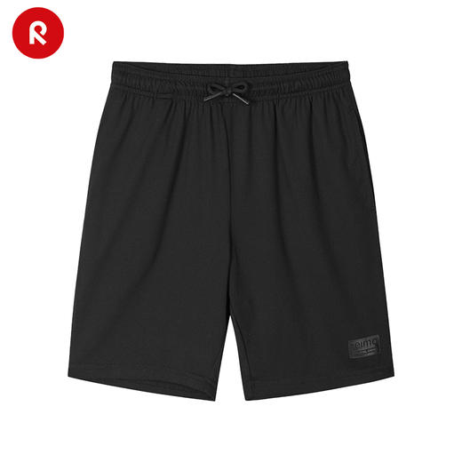 reima男孩儿童大童短裤新款休闲舒适字母运动纯色抽绳裤子 商品图3