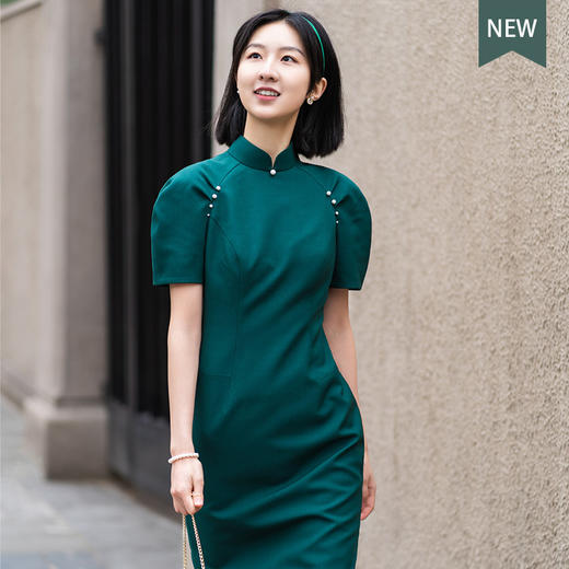 荷言GL 暮山溪 送考旗袍复古宫廷风 商品图1