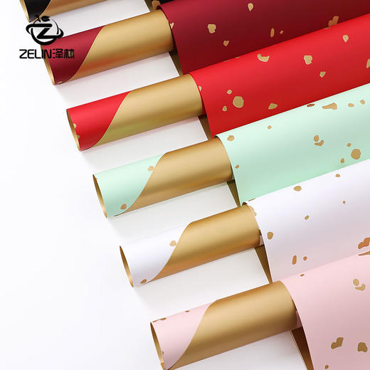 韩式高档洒金留金纸（心尚爱） 商品图0