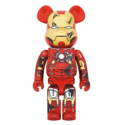 Bearbrick 钢铁侠MK7 战损版 400% 商品图0
