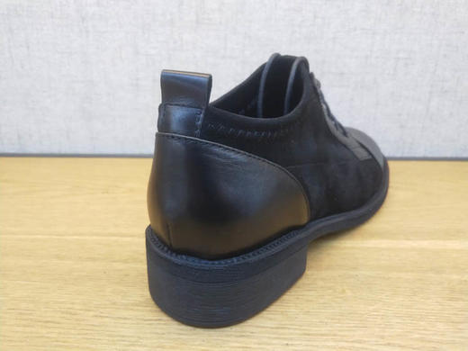 豪行女鞋2021春季新款21149155专柜正品休闲皮鞋低跟显瘦时装单鞋 商品图4