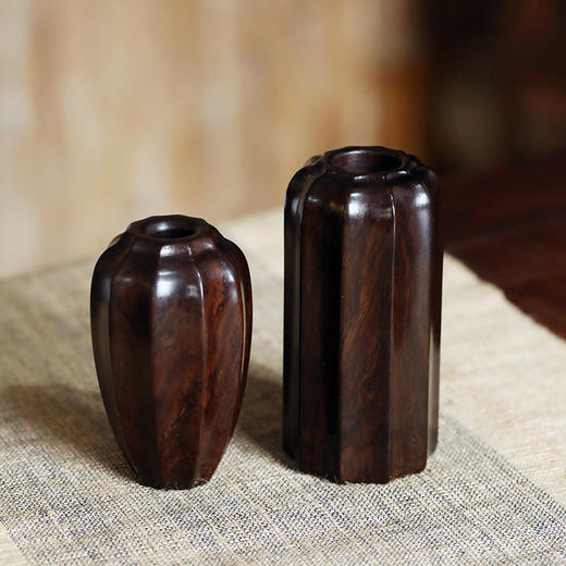 酸枝新款简约转轴花瓶 商品图3