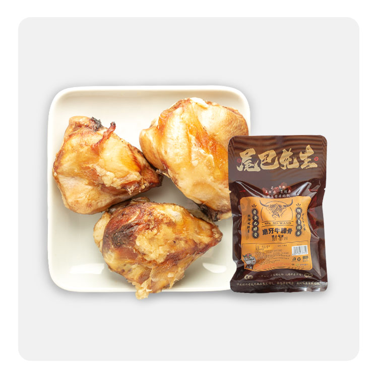 尾巴先生牛膝盖骨软骨咬胶耐咬 纯牛膝骨