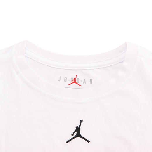 AIR JORDAN乔丹AJ童装夏新品女童运动简约纯棉短袖T恤JD2132042/JD2222026 商品图3