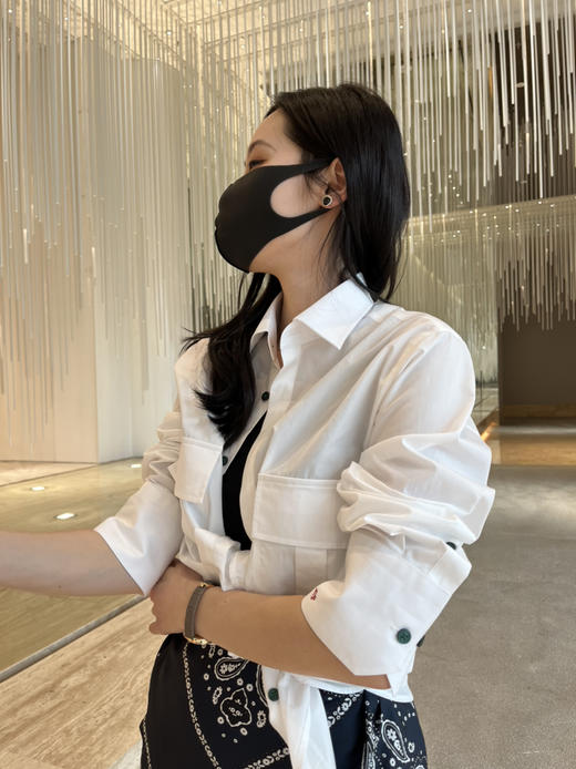 【必入单品】噢蜜ooomeooo定制120s高密设计款白衬衫 商品图6