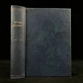 1970年上半年合订本 国家地理杂志 约千幅彩色插图 精装16开