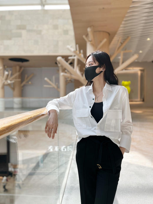 【必入单品】噢蜜ooomeooo定制120s高密设计款白衬衫 商品图11