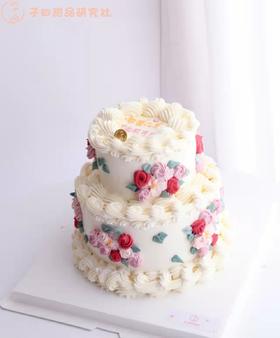 复古裱花双层系列 （提前6小时预订）