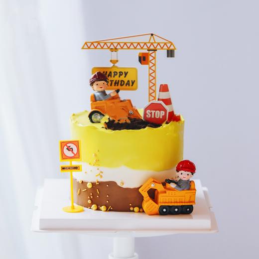 嗨森蛋糕——儿童工程汽车蛋糕 商品图1