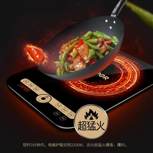 苏泊尔电磁炉家用触屏多用途锅炒锅套装大火力电磁灶IH91 商品图5