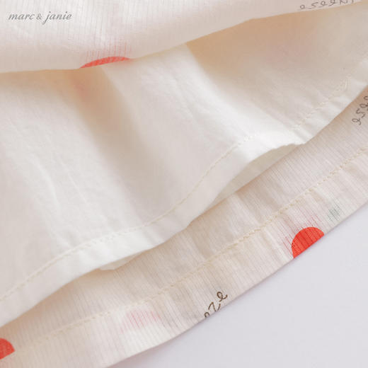 马克珍妮夏装新款 女童纯棉A版印花连衣裙 儿童裙子220825 商品图4