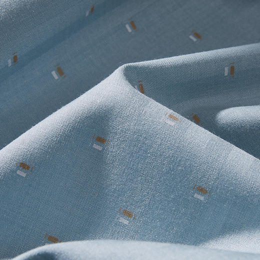 【专柜定制刺绣款】罗蒙春夏长袖衬衫男士商务休闲百搭波点印花微弹衬衣男 商品图9