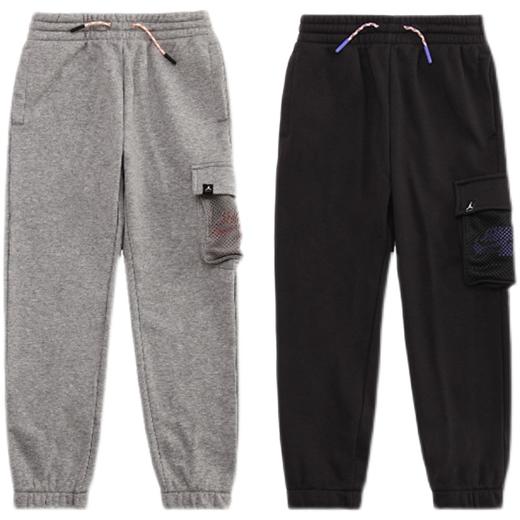 乔丹童衣夏 男童线圈针织休闲运动工装长裤JD2222022 商品图4